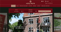 Desktop Screenshot of hotelpastis.nl